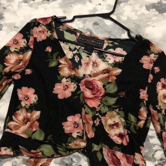 Long sleeve floral shirt - Picture 2 of 4